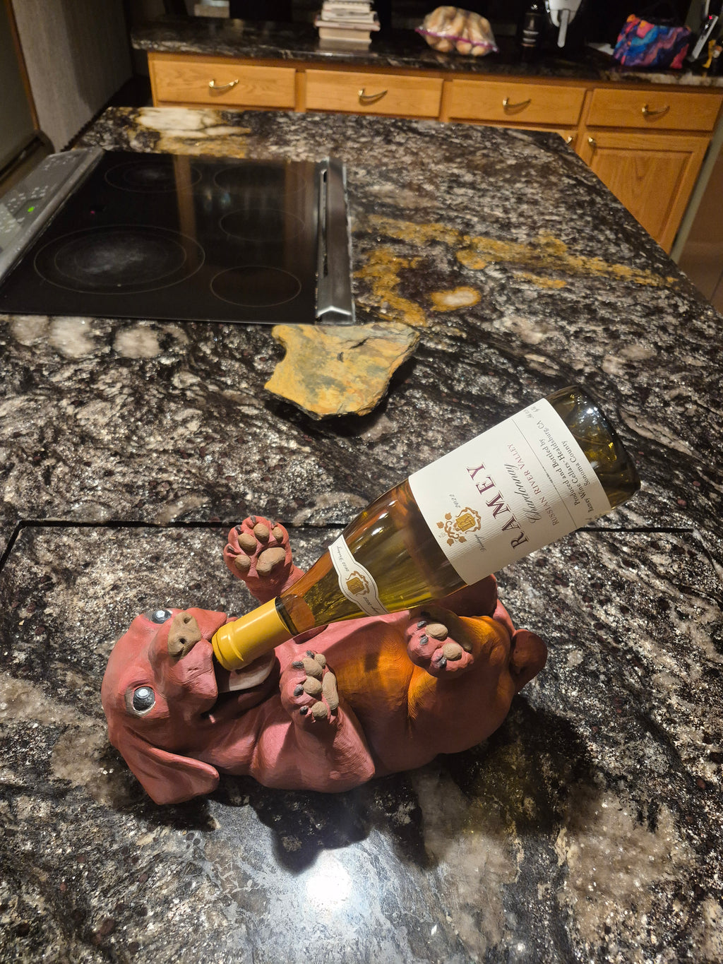 Dog Wine Bottle Holder (STL File)