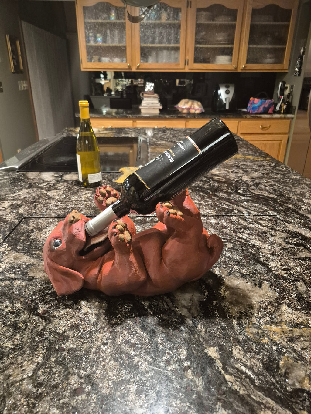 Dog Wine Bottle Holder (STL File)