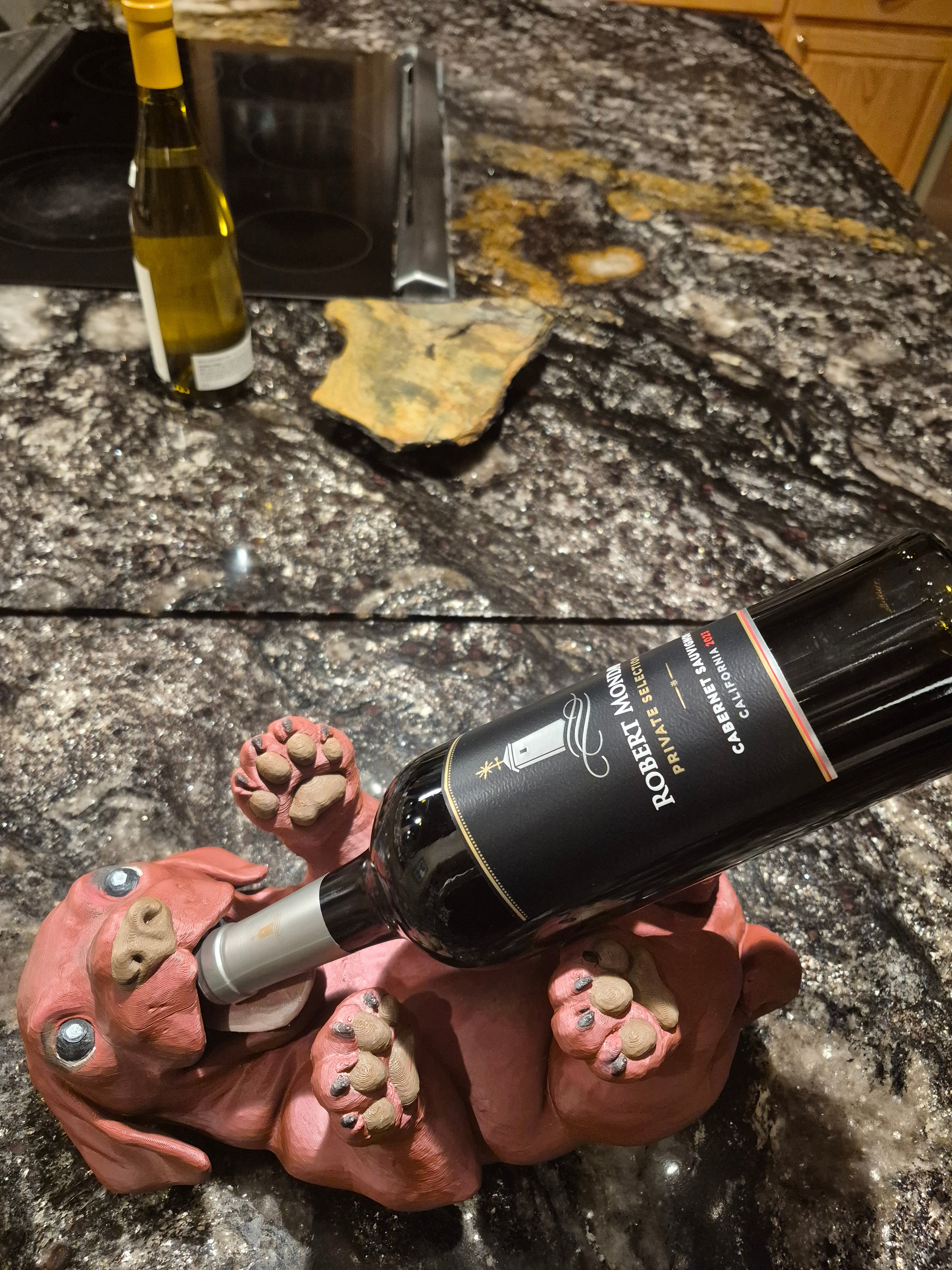 Dog Wine Bottle Holder (STL File)