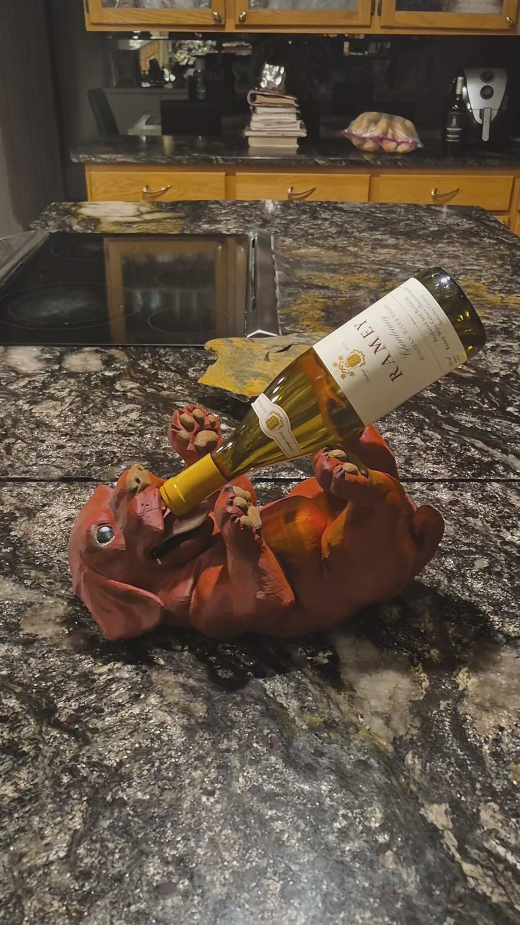 Dog Wine Bottle Holder (STL File)