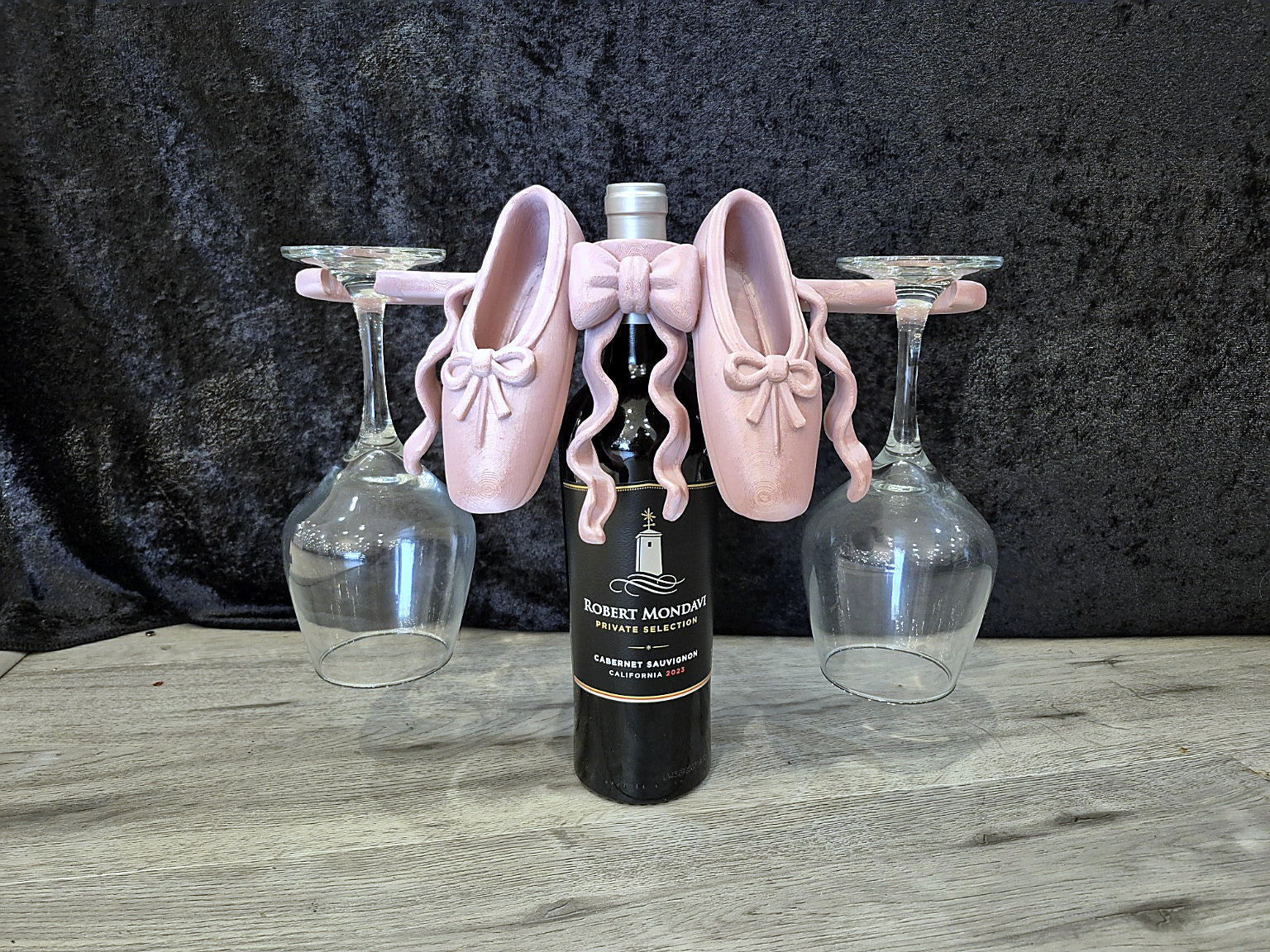 Ballet Pointe Shoe Wine Glass Holder (STL File)