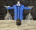 Groom Tuxedo Wine Glass Holder (STL File)