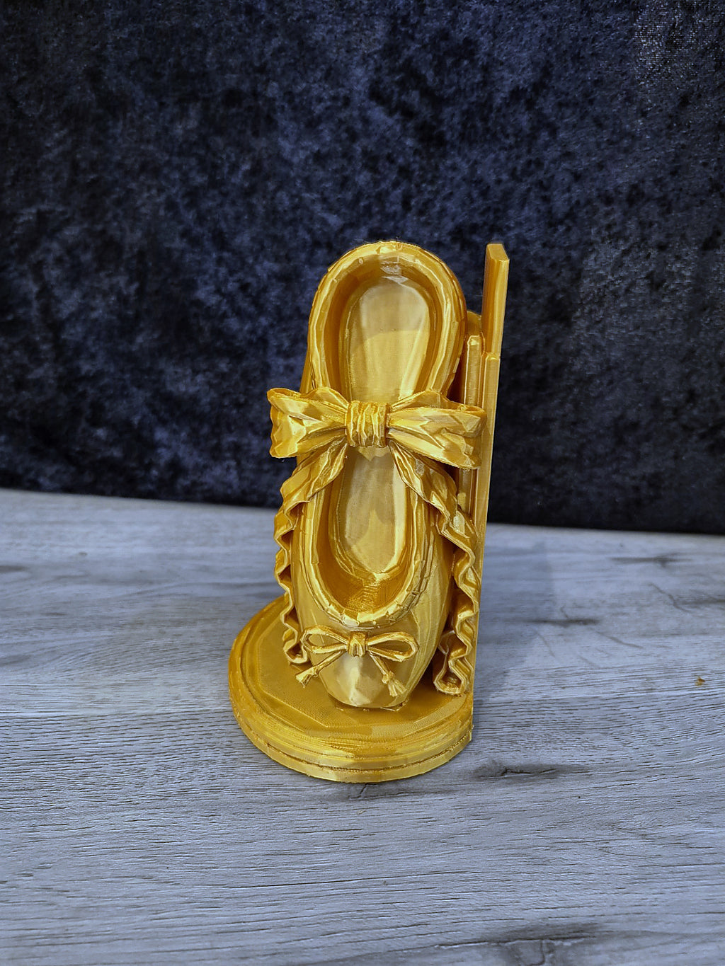 Pointe Ballet Shoe Bookends (Block Style) (STL File)