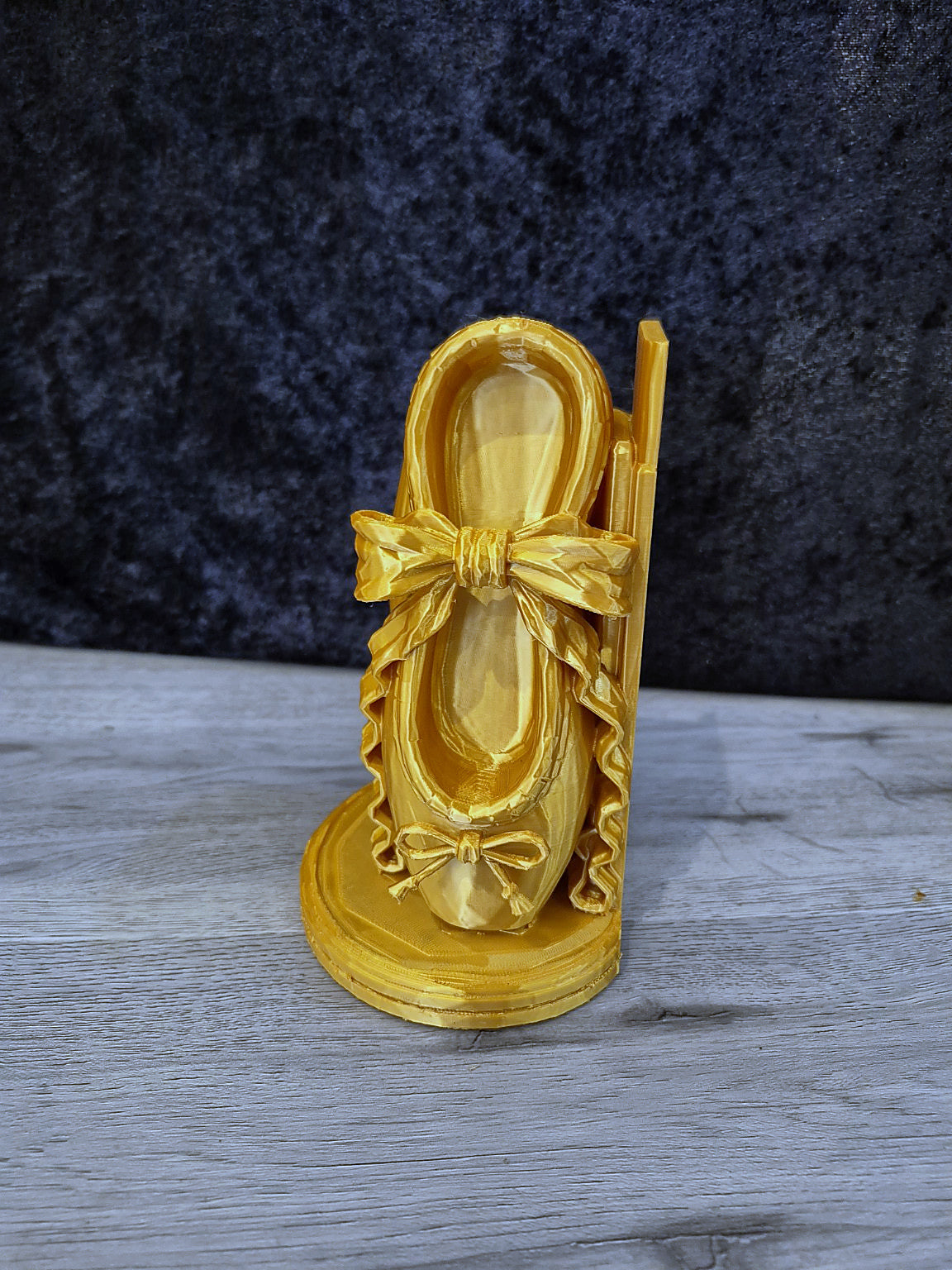 Pointe Ballet Shoe Bookends (Block Style) (STL File)