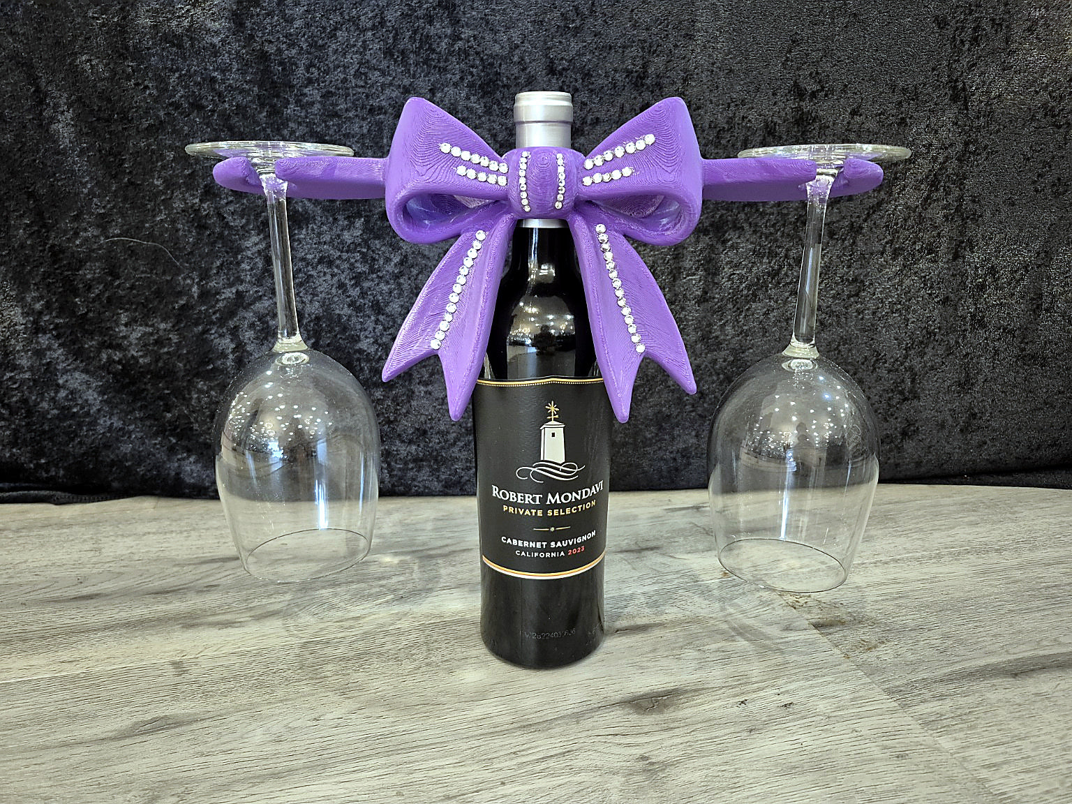 Ribbon Wine Glass Holder (STL File)