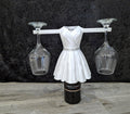 Bridal Wedding Dress Wine Glass Holder (STL File)